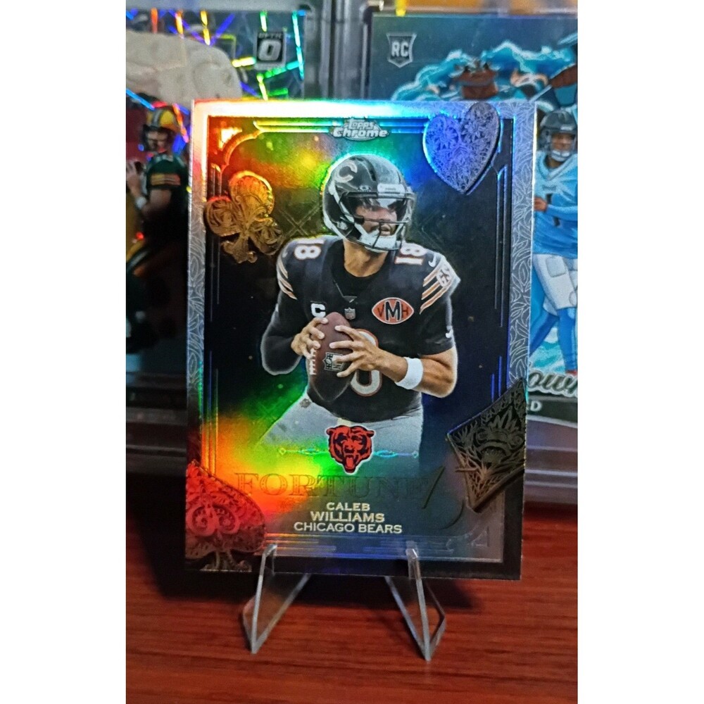 2025 Topps Chrome - Fortune 15 Caleb Williams #F15-16 Refractor